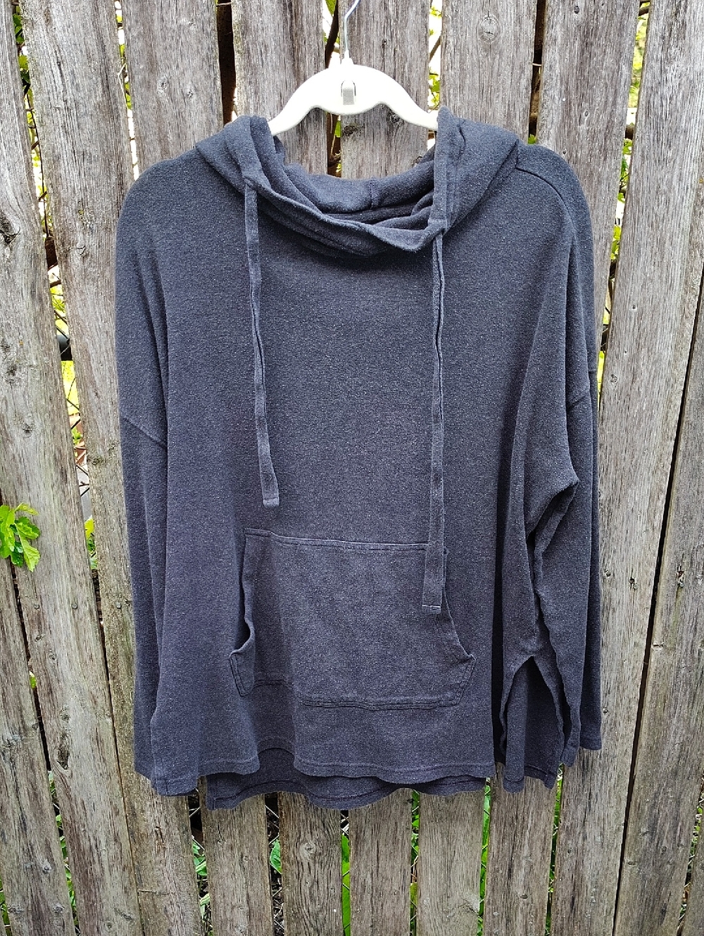 Pact Dark Gray Hooded Pullover Sweatshirt